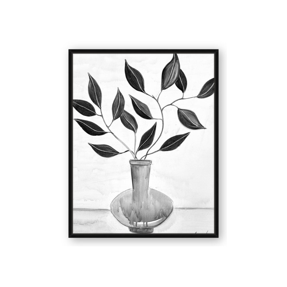 Black Vase Botanical II
