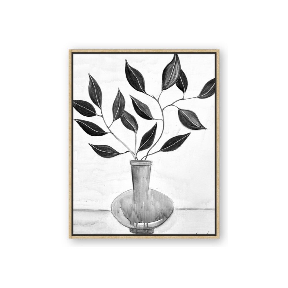Black Vase Botanical II