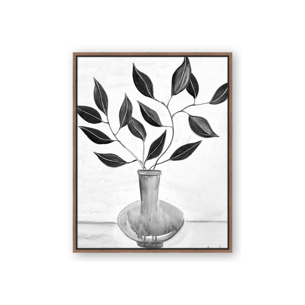 Black Vase Botanical II