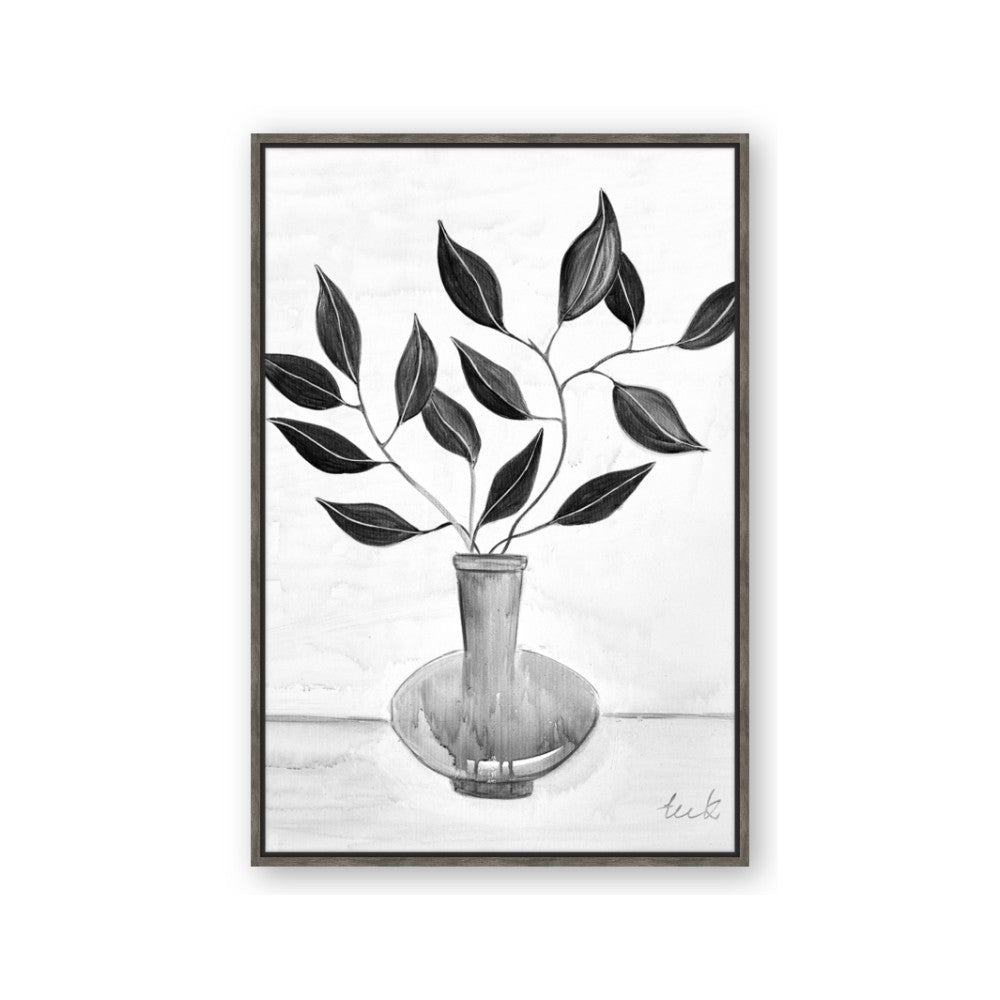 Black Vase Botanical II