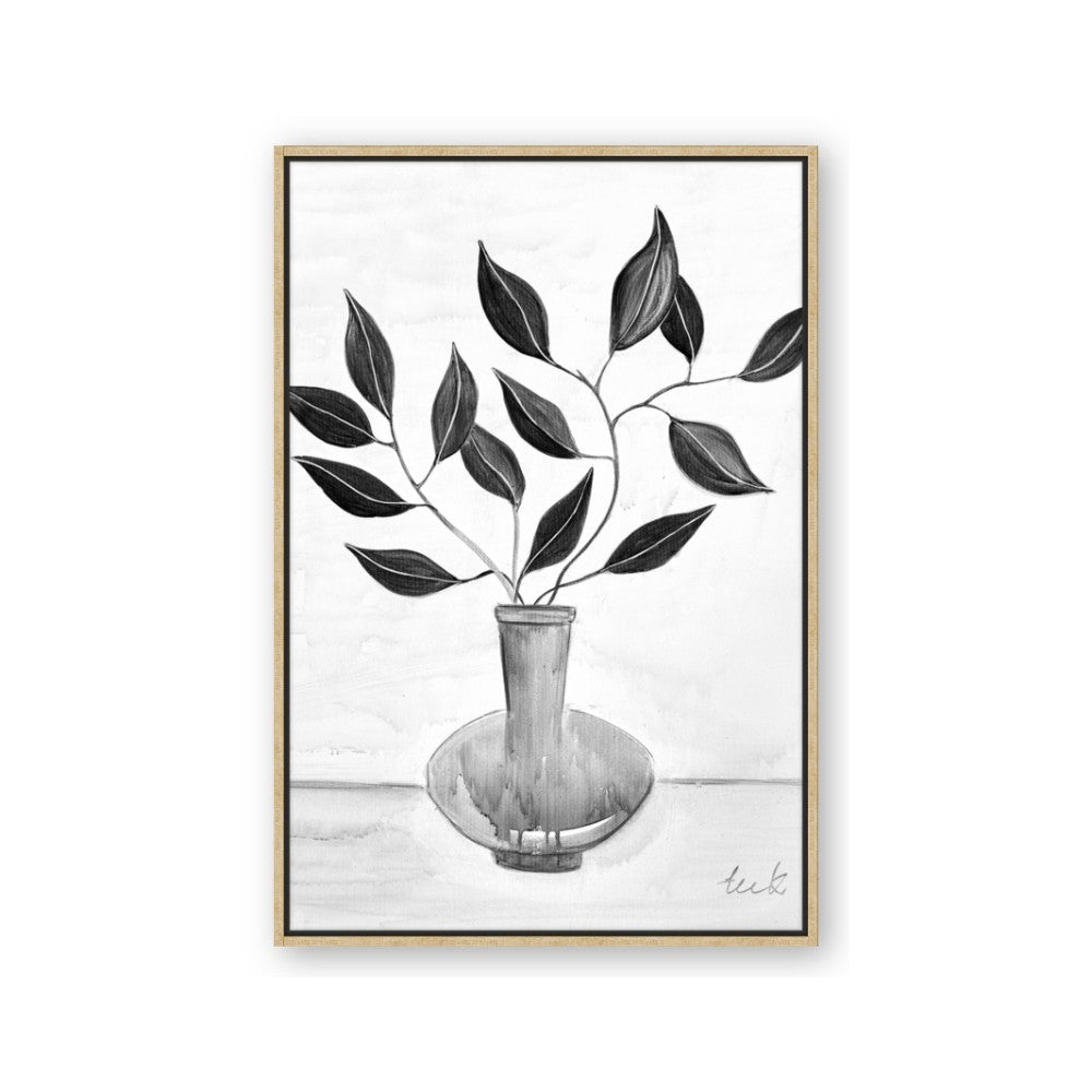 Black Vase Botanical II