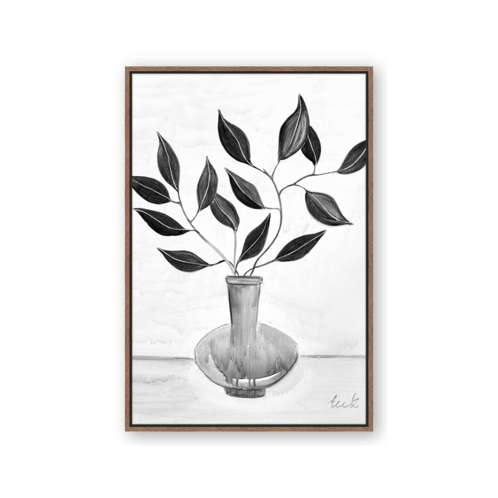 Black Vase Botanical II