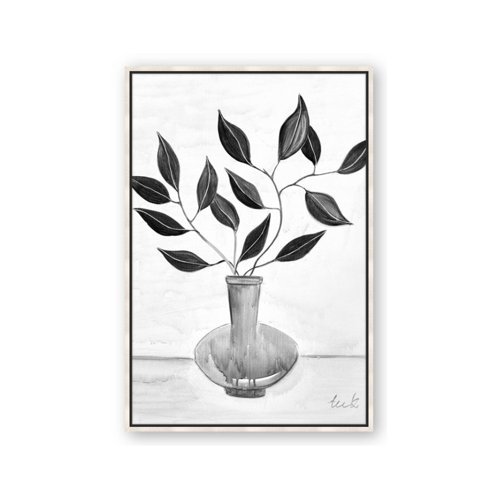 Black Vase Botanical II