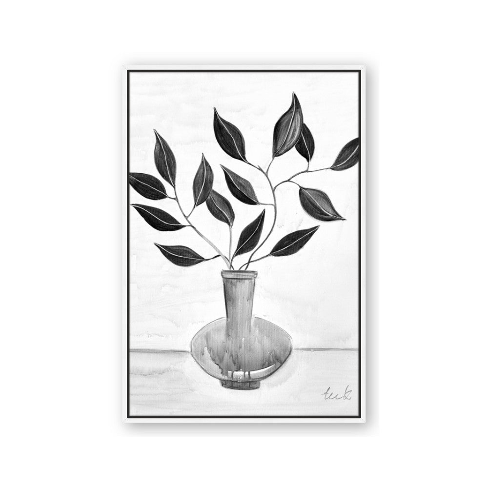 Black Vase Botanical II