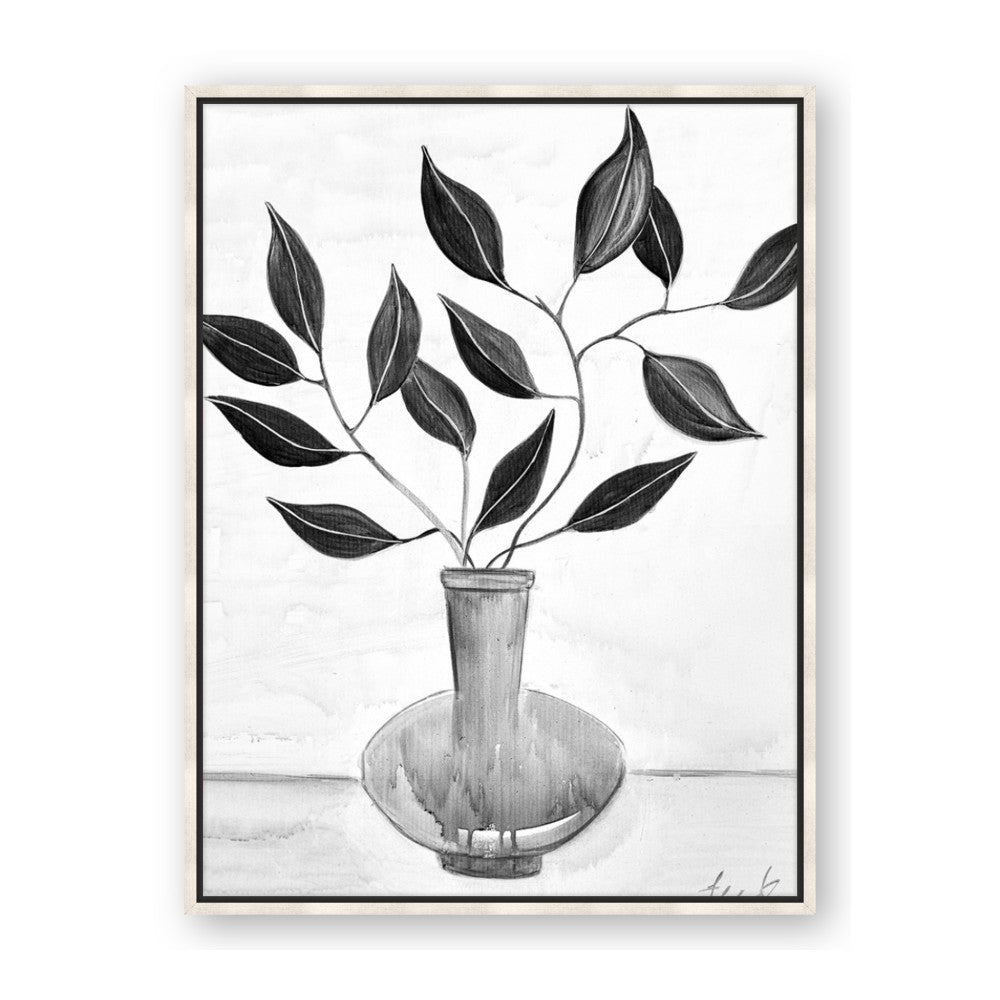 Black Vase Botanical II