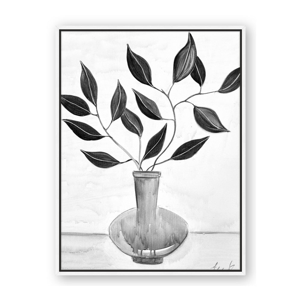 Black Vase Botanical II