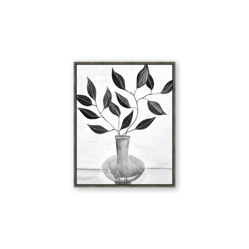 Black Vase Botanical II