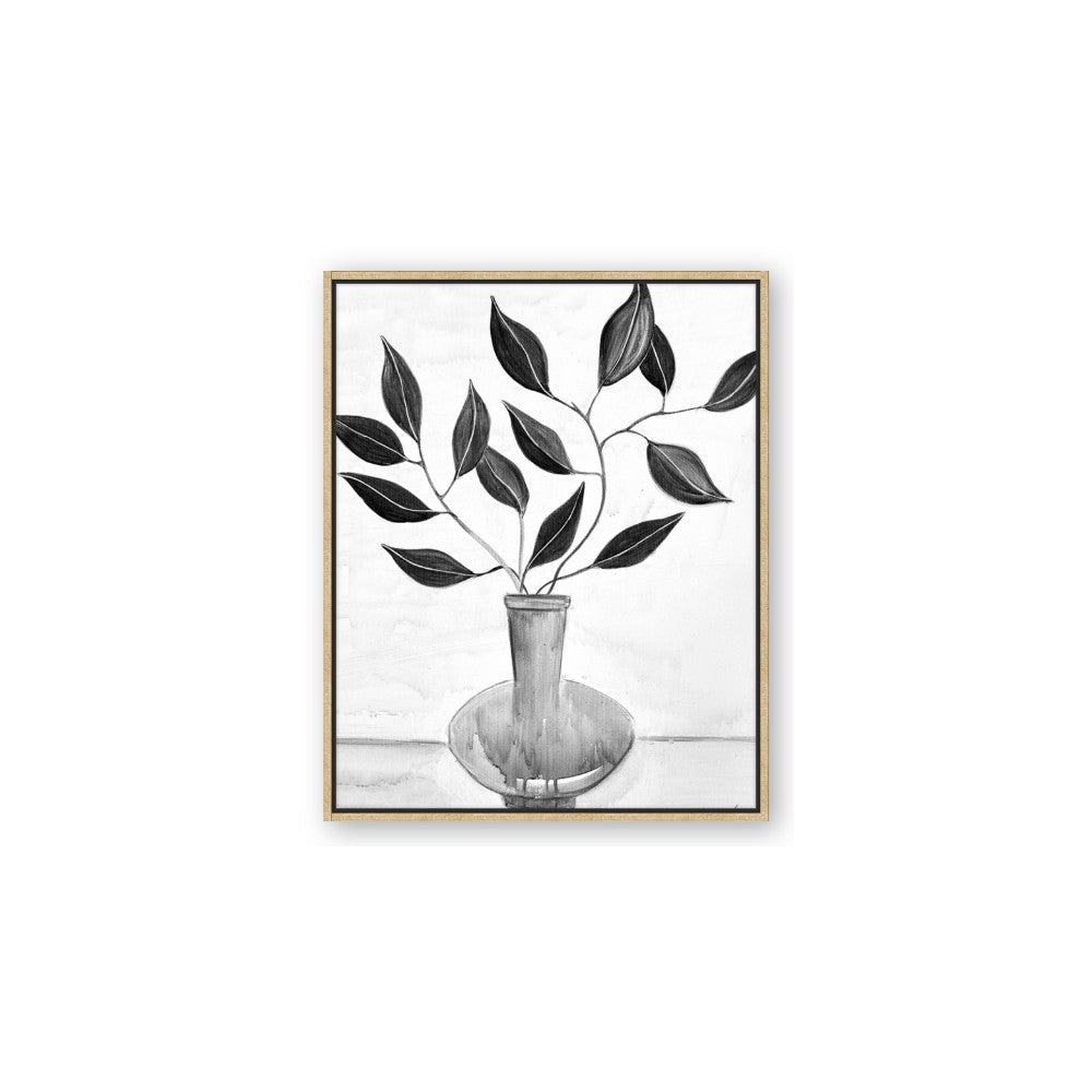 Black Vase Botanical II
