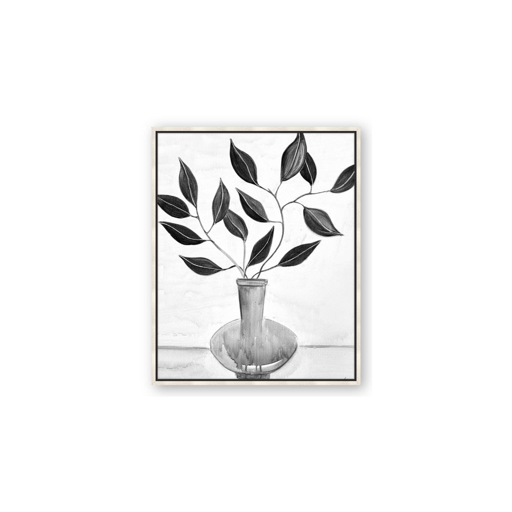 Black Vase Botanical II