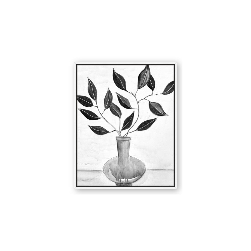 Black Vase Botanical II