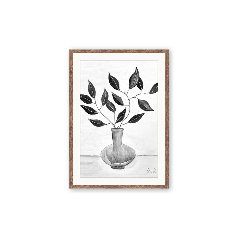 Black Vase Botanical II