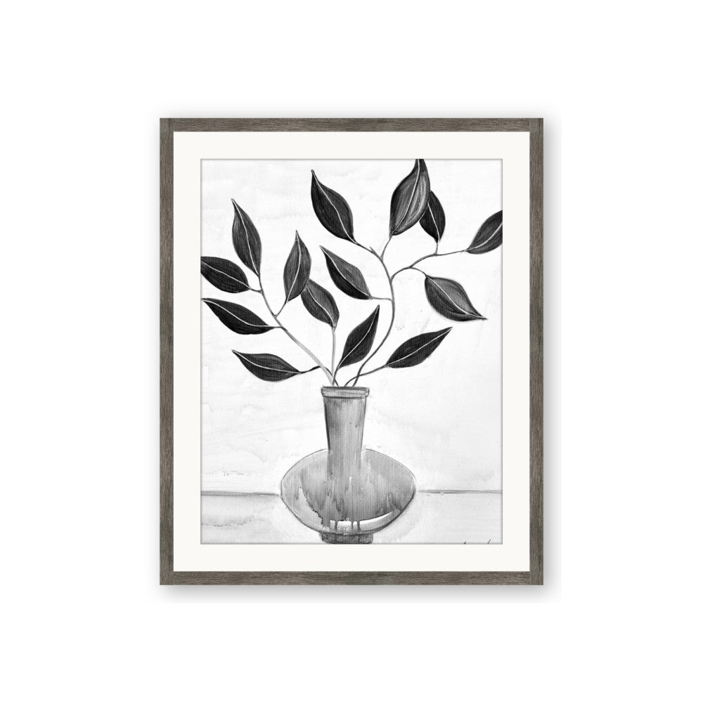 Black Vase Botanical II