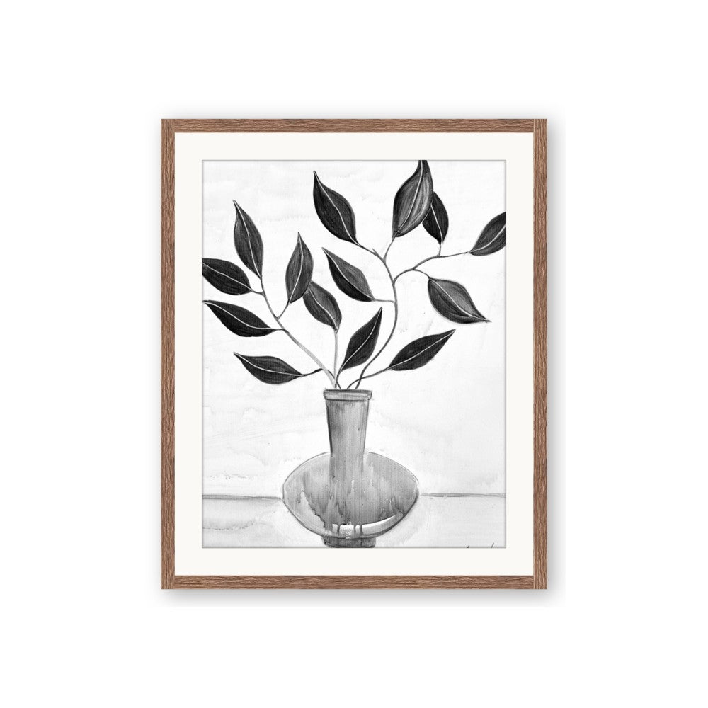 Black Vase Botanical II