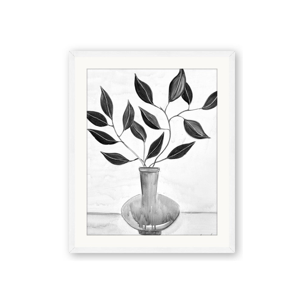 Black Vase Botanical II
