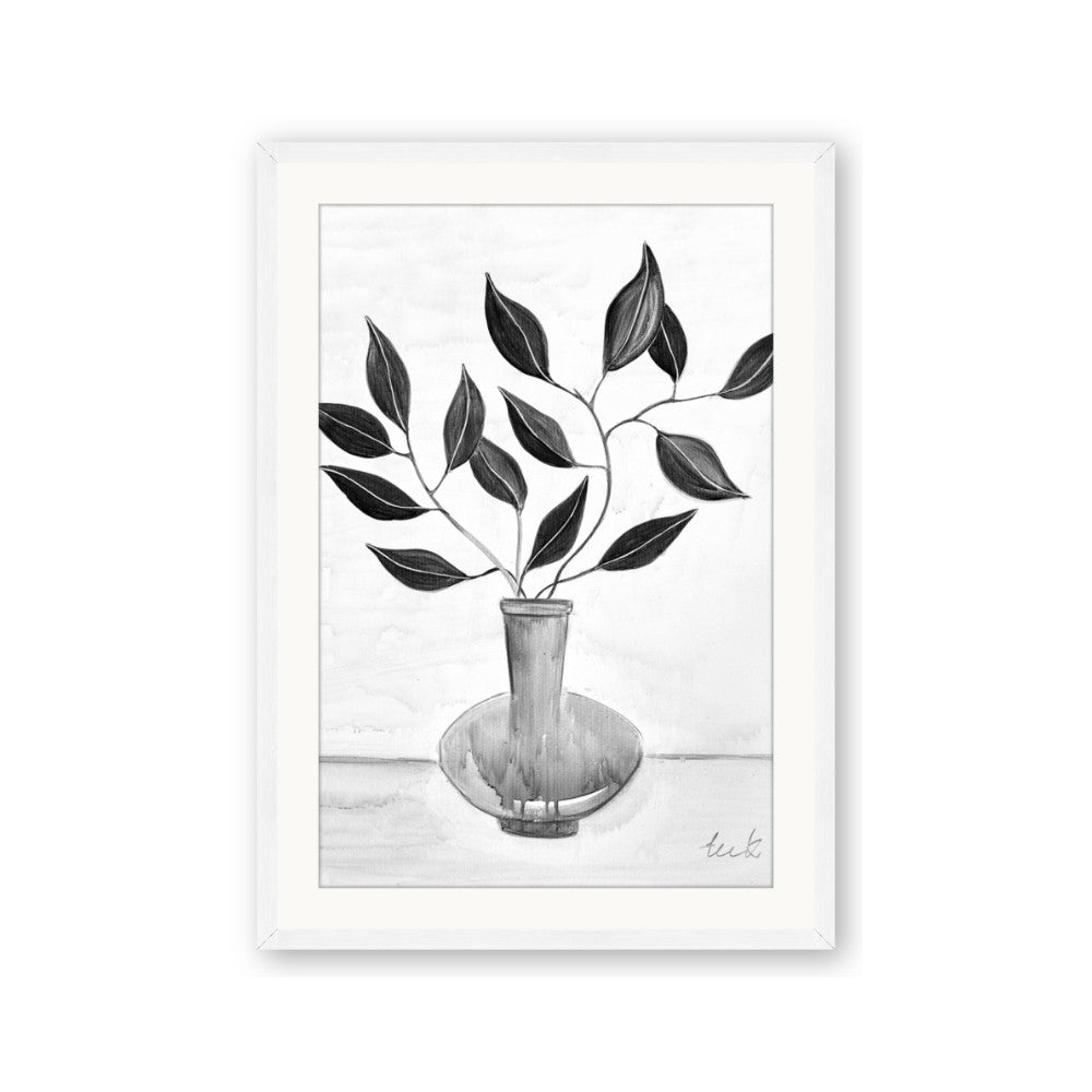 Black Vase Botanical II