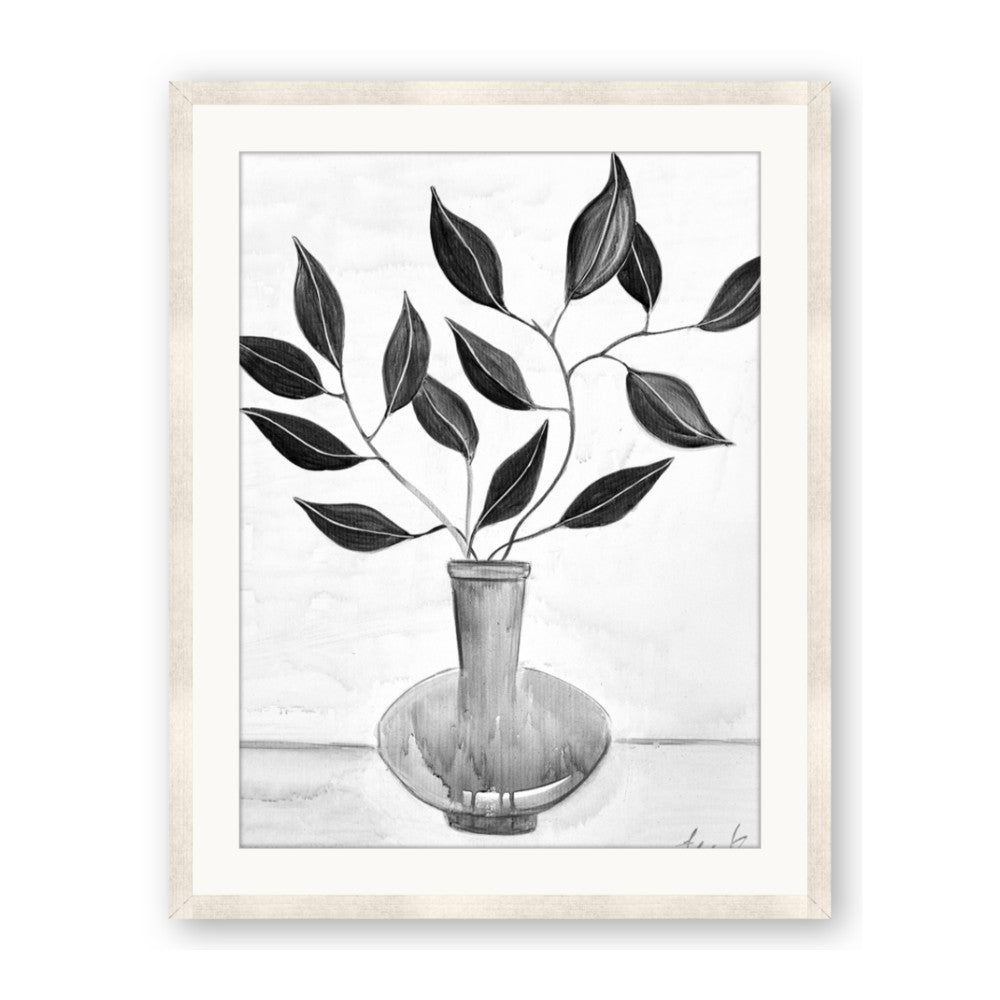 Black Vase Botanical II