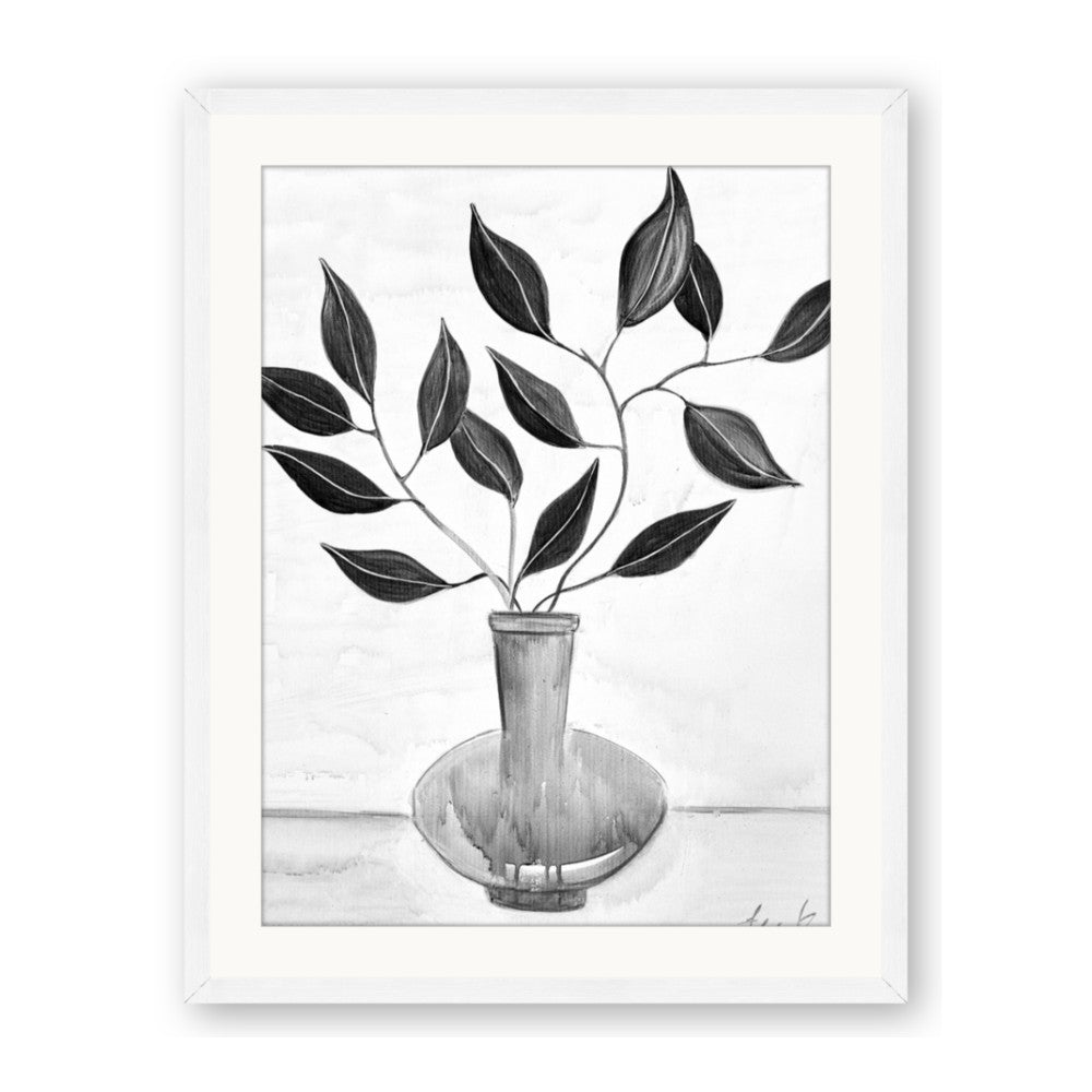 Black Vase Botanical II