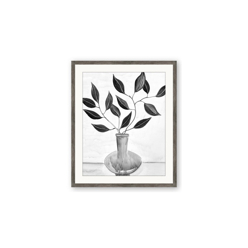 Black Vase Botanical II