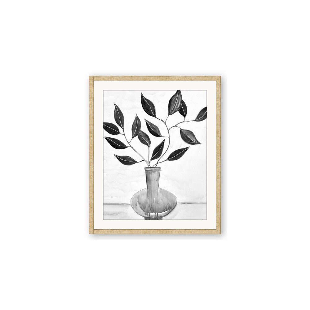 Black Vase Botanical II