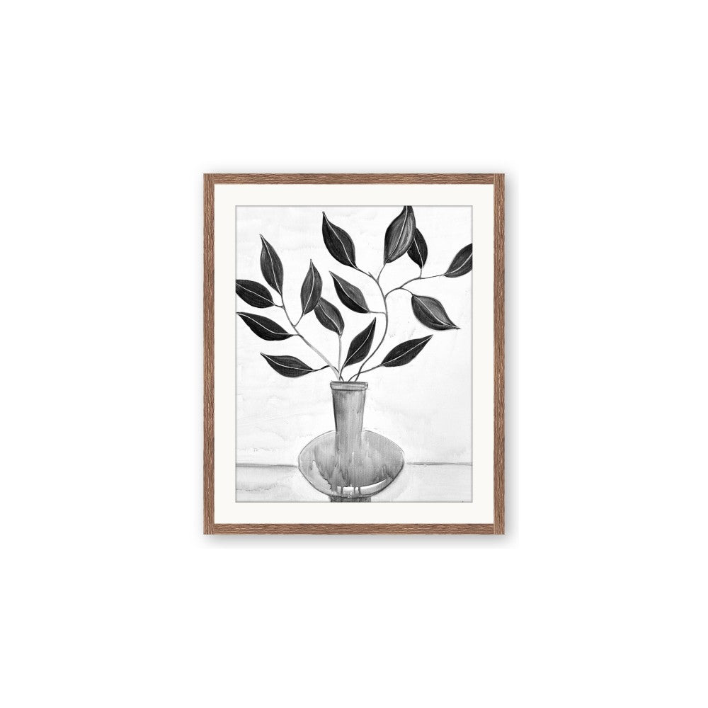 Black Vase Botanical II