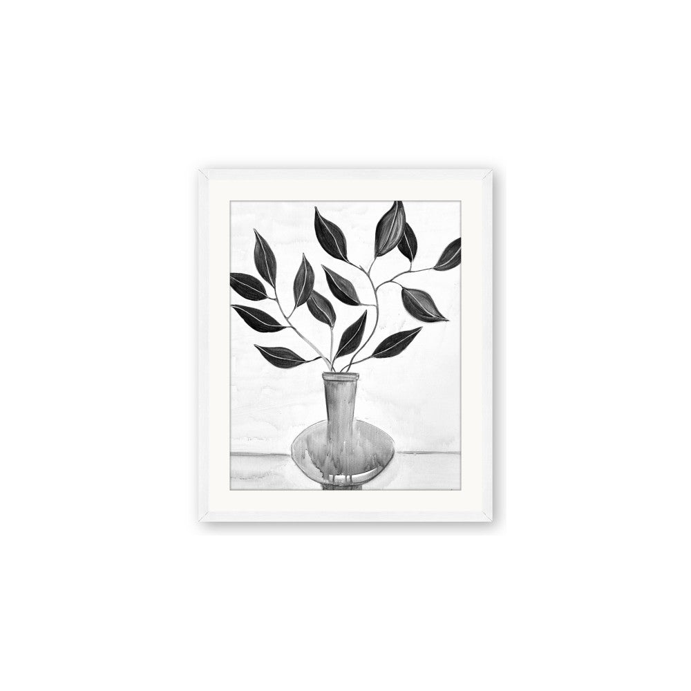 Black Vase Botanical II