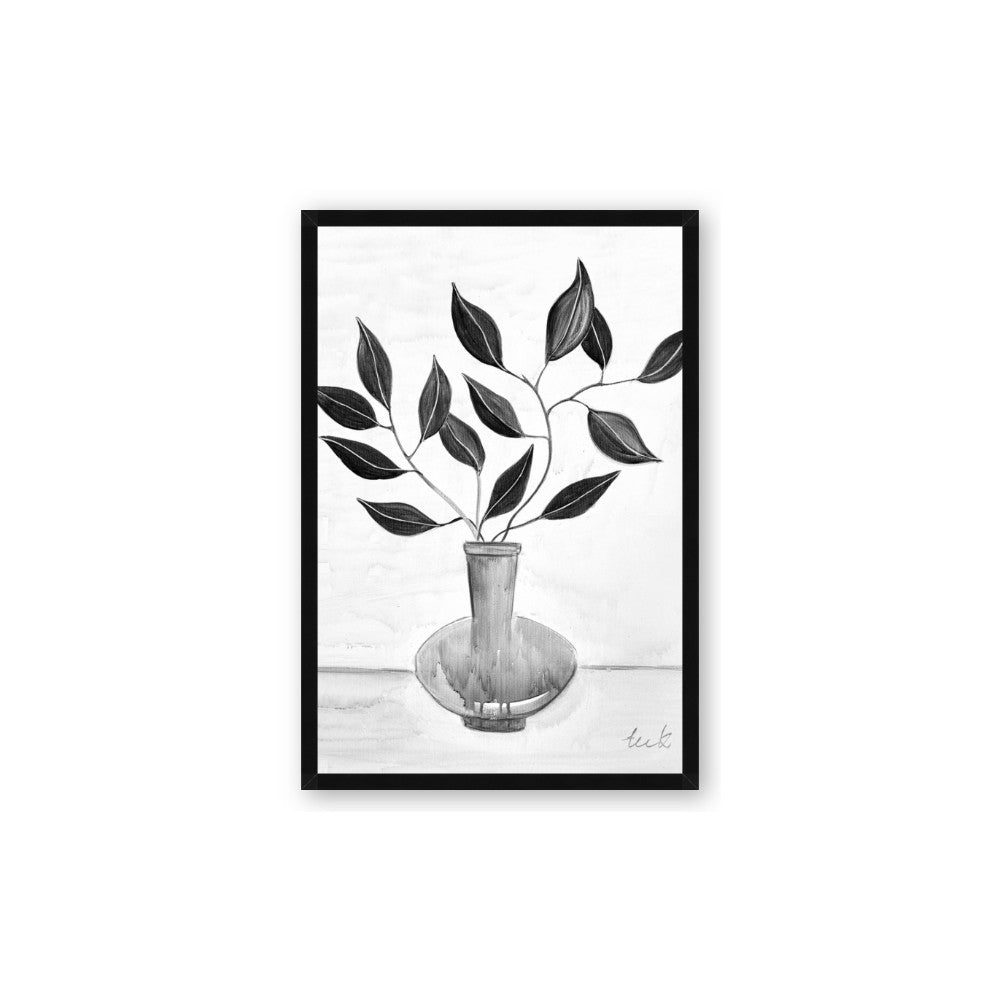 Black Vase Botanical II
