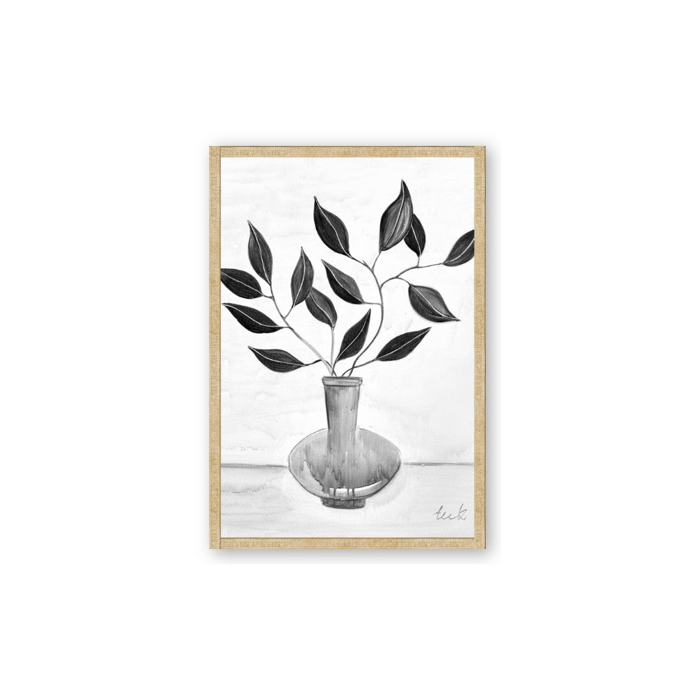 Black Vase Botanical II