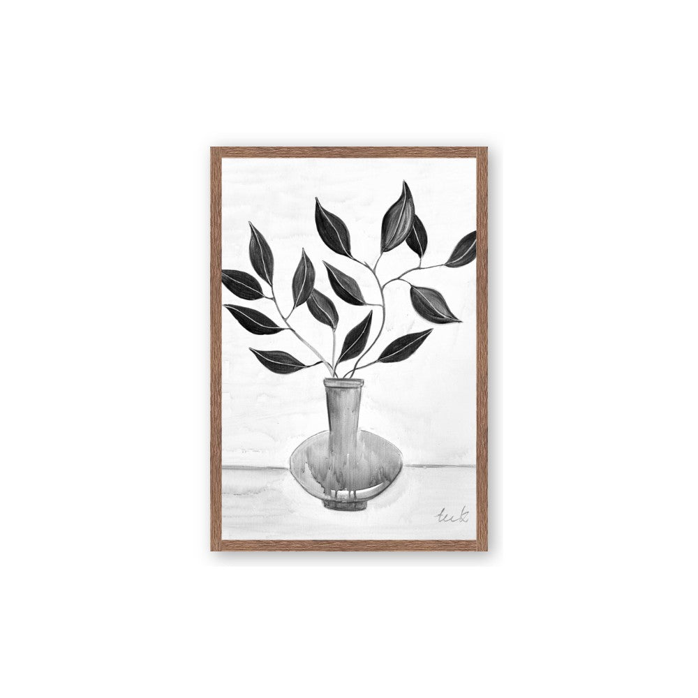 Black Vase Botanical II
