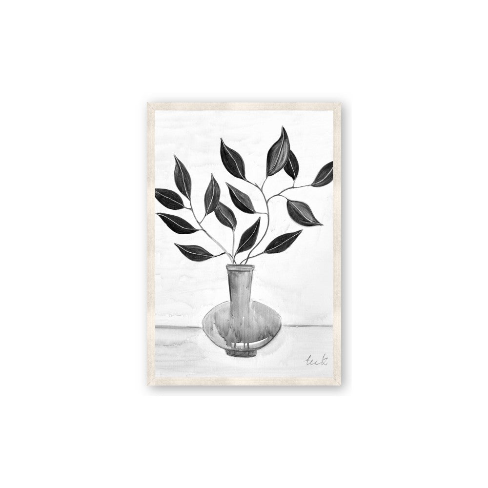 Black Vase Botanical II