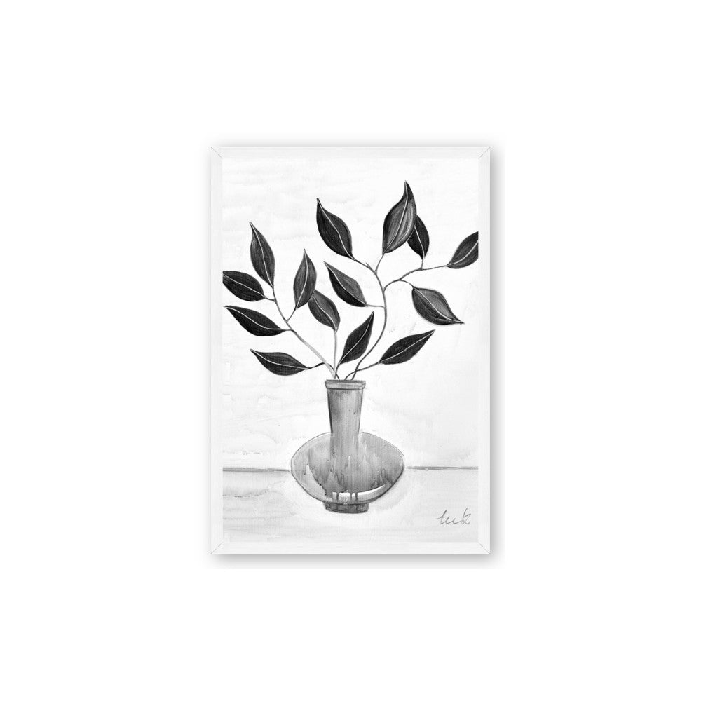 Black Vase Botanical II