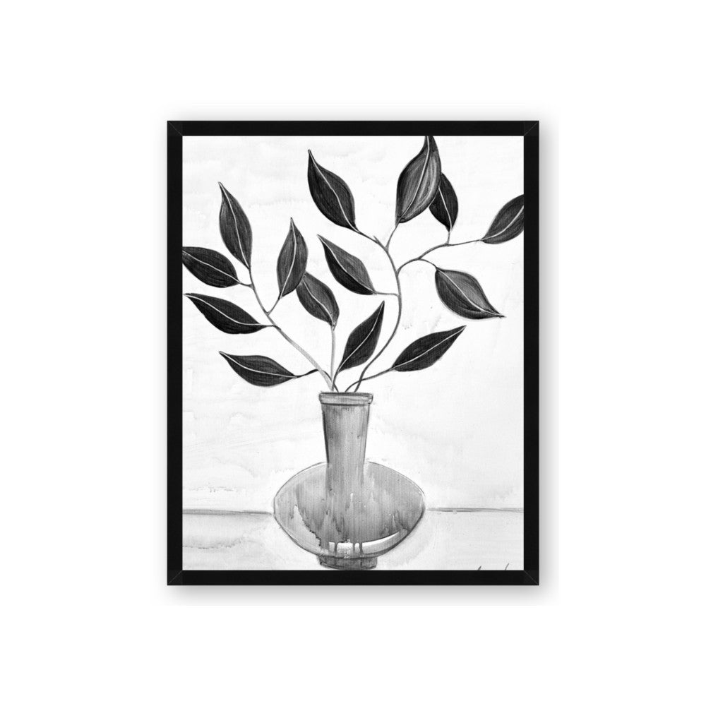 Black Vase Botanical II