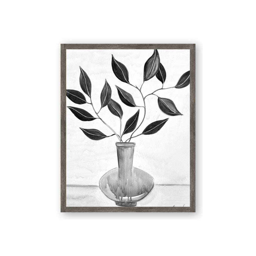 Black Vase Botanical II
