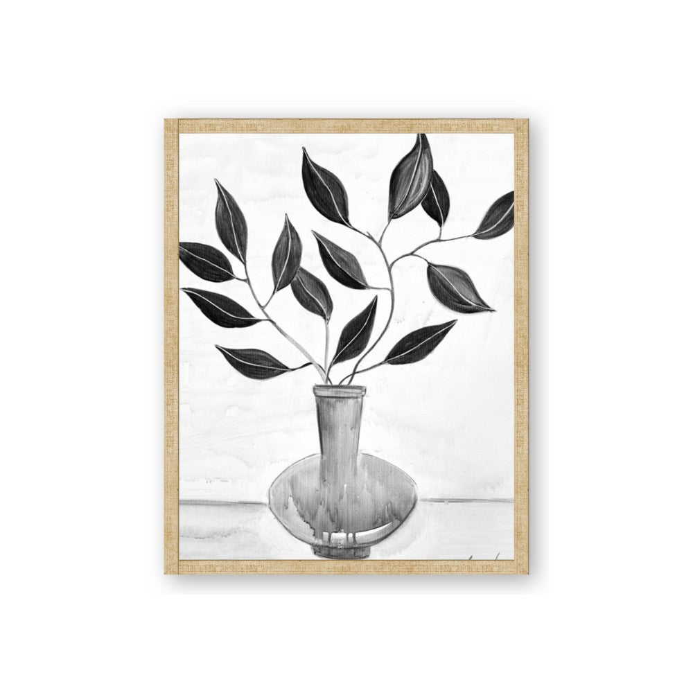 Black Vase Botanical II