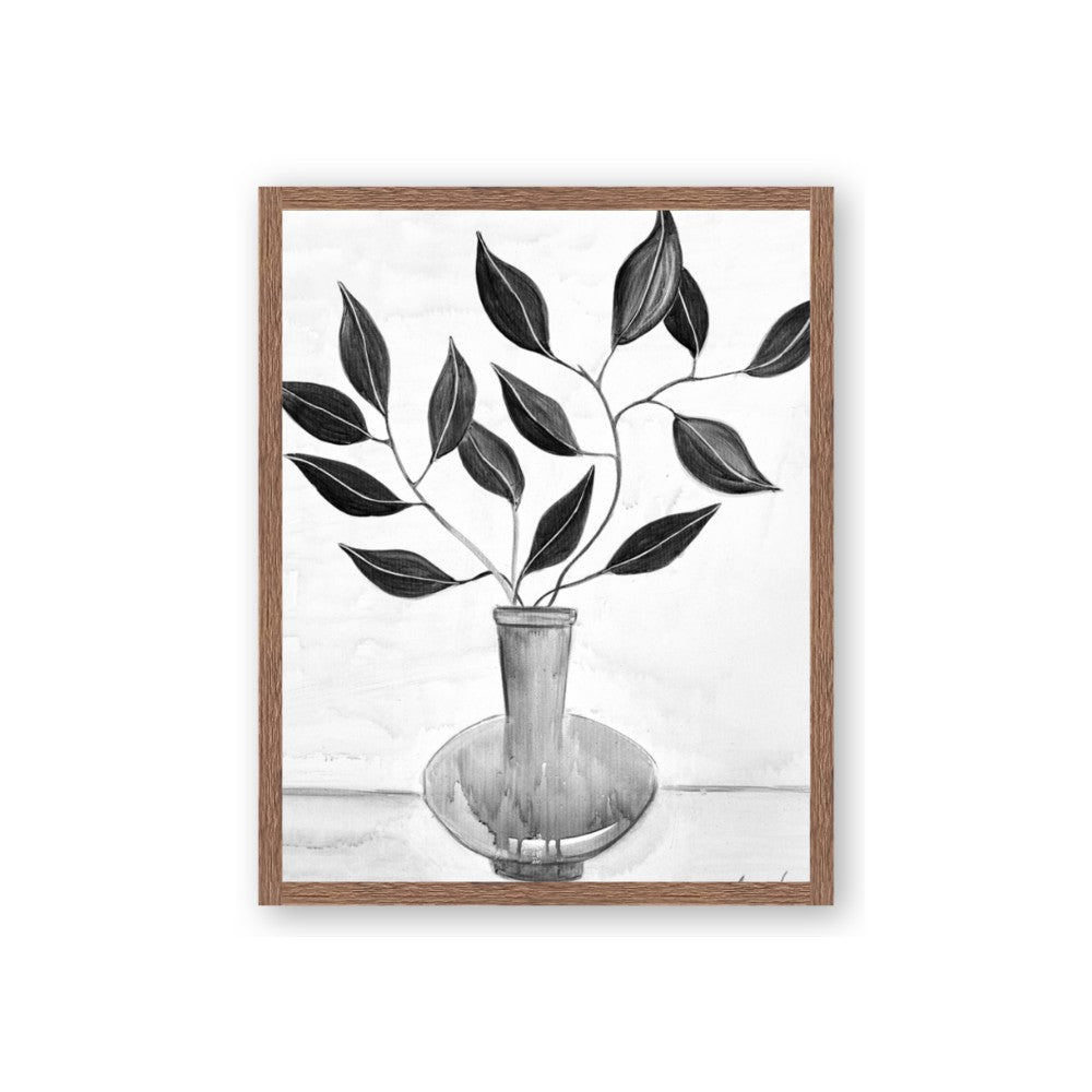 Black Vase Botanical II