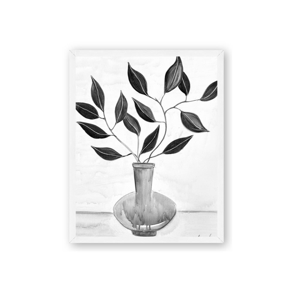 Black Vase Botanical II