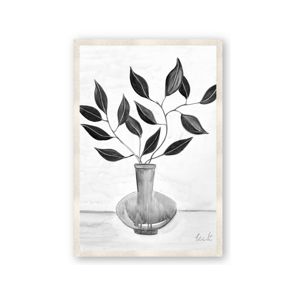 Black Vase Botanical II