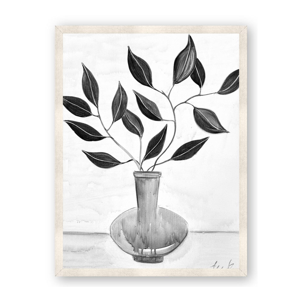 Black Vase Botanical II