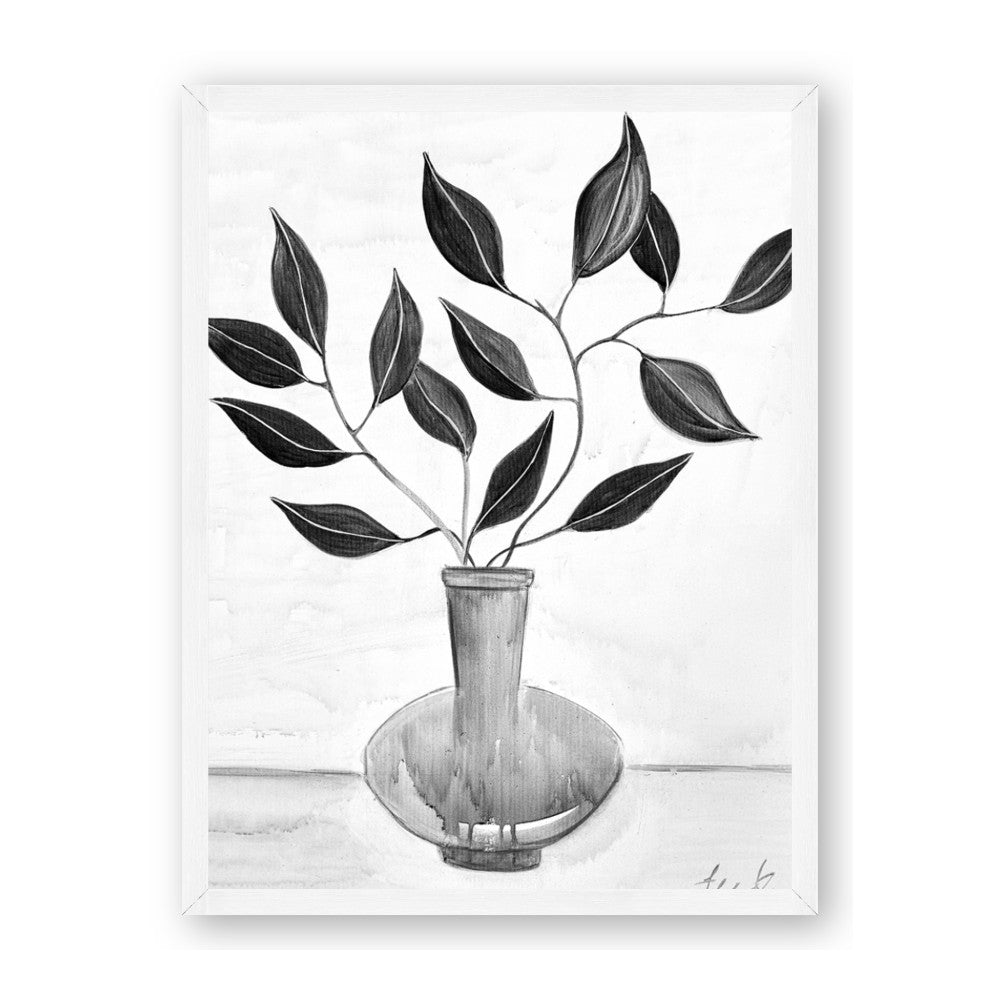 Black Vase Botanical II