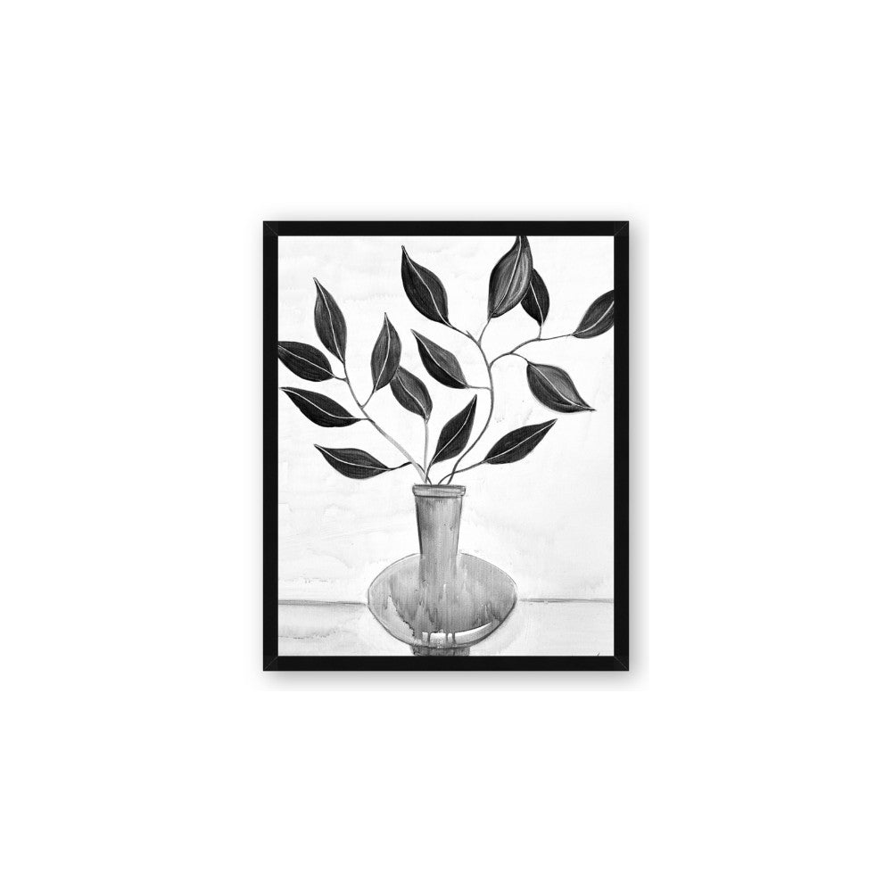 Black Vase Botanical II