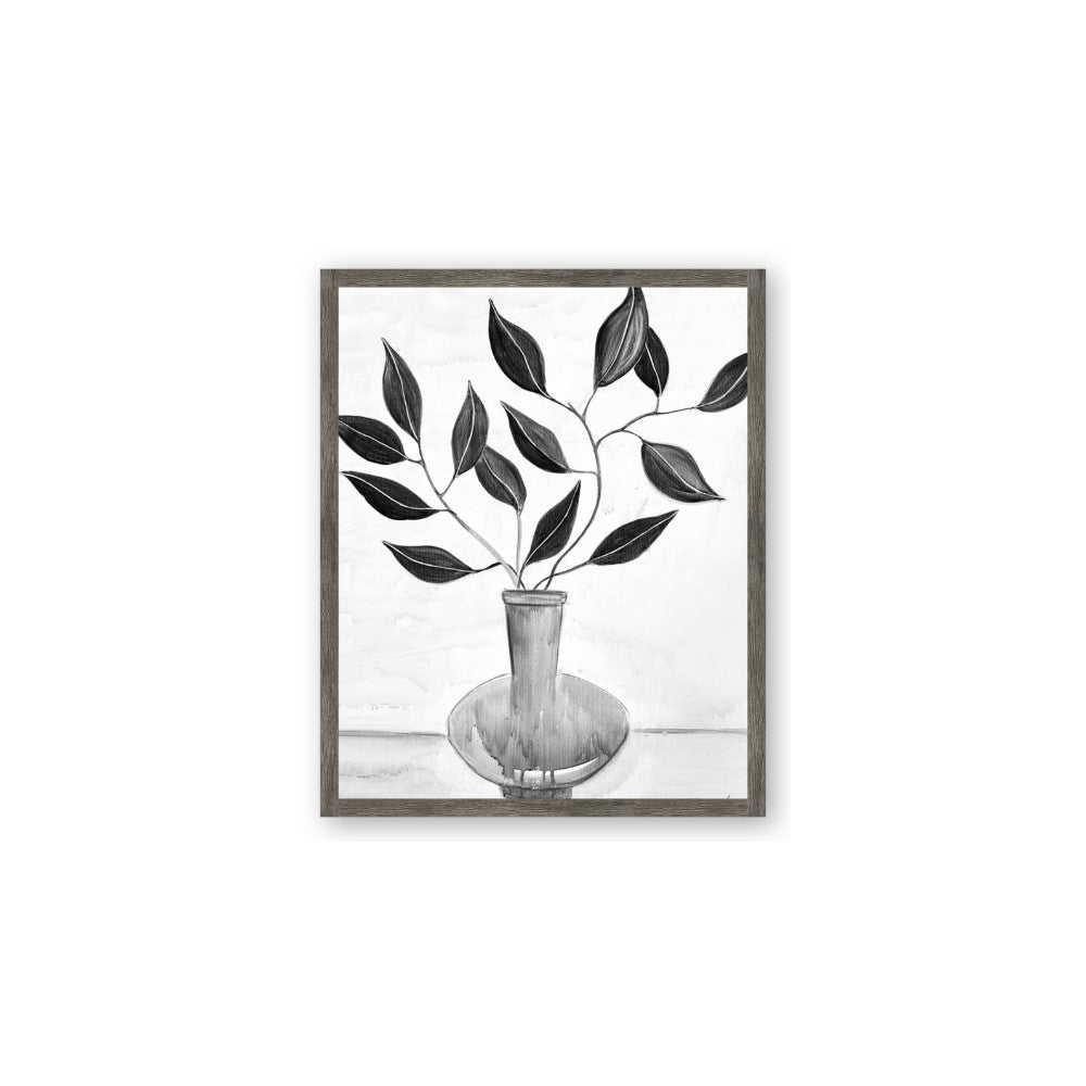 Black Vase Botanical II