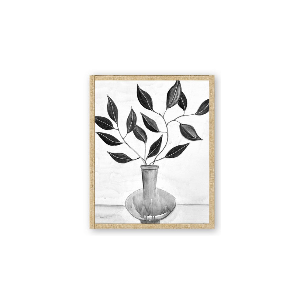 Black Vase Botanical II