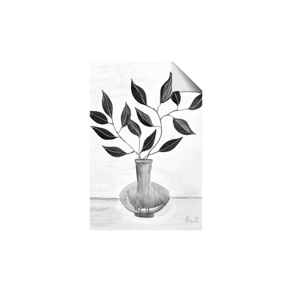 Black Vase Botanical II