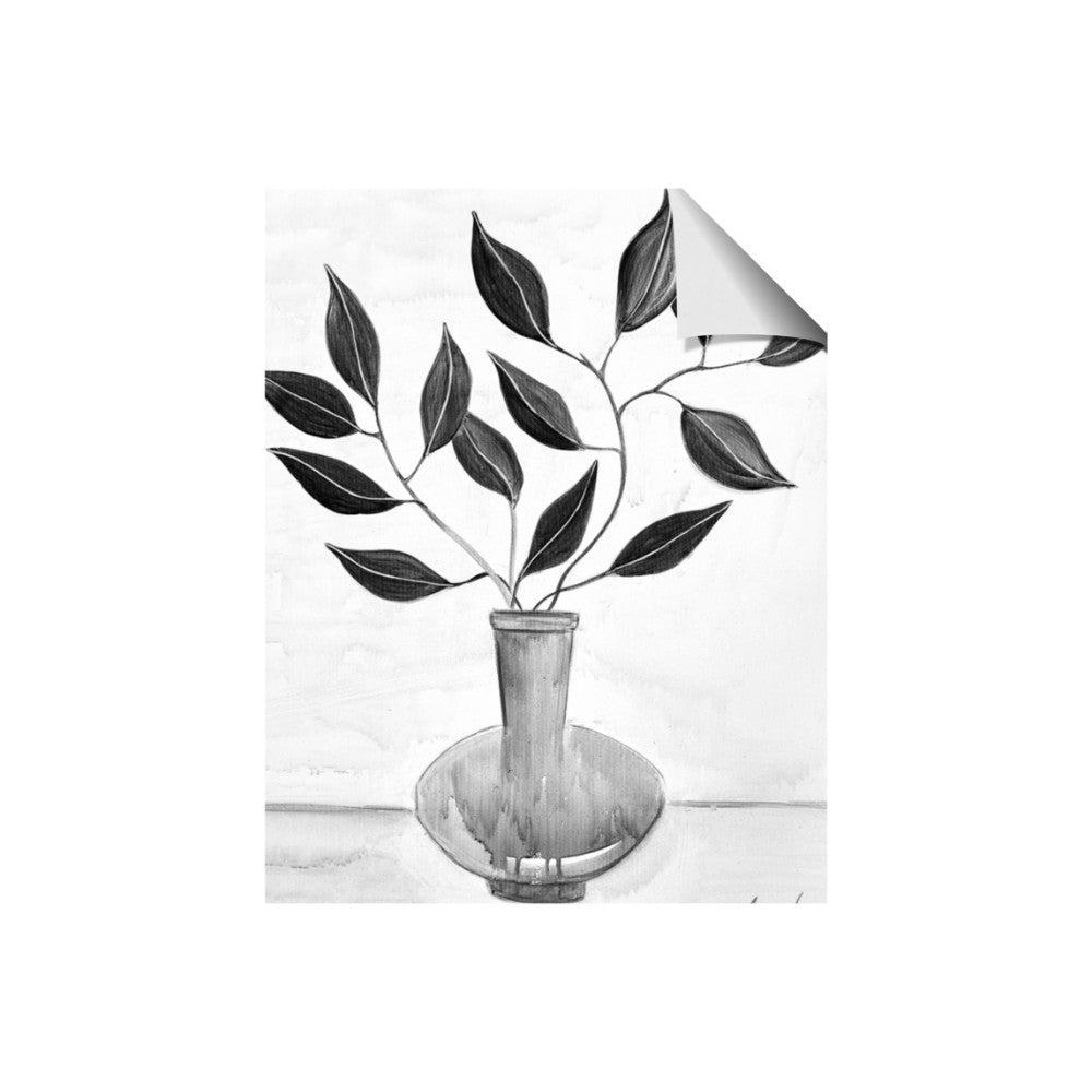 Black Vase Botanical II