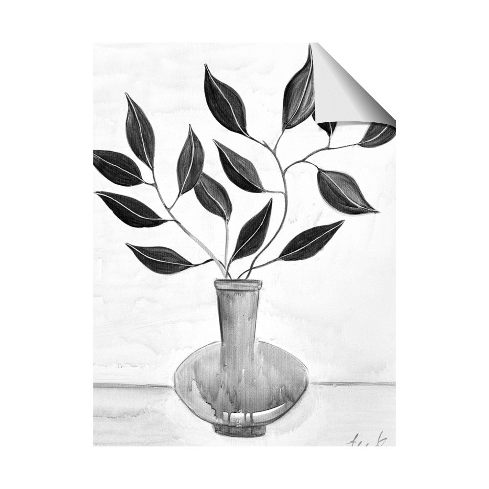 Black Vase Botanical II