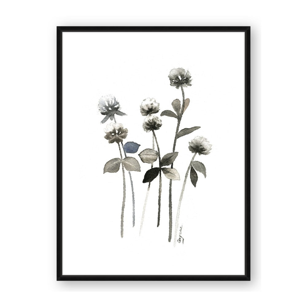 Black Botanical I