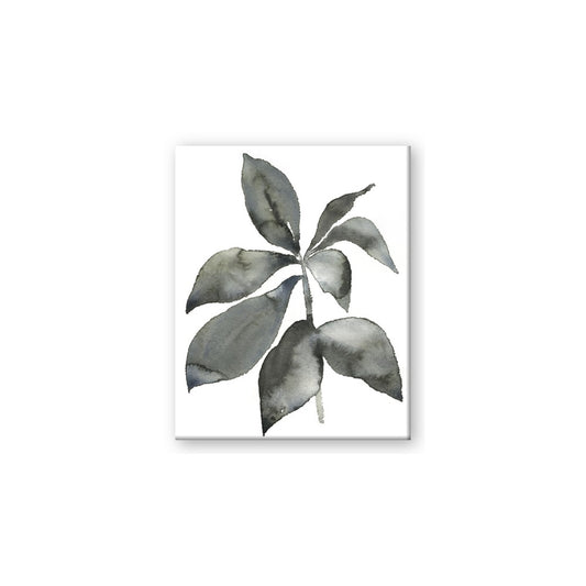 Black Watercolour Botanical I