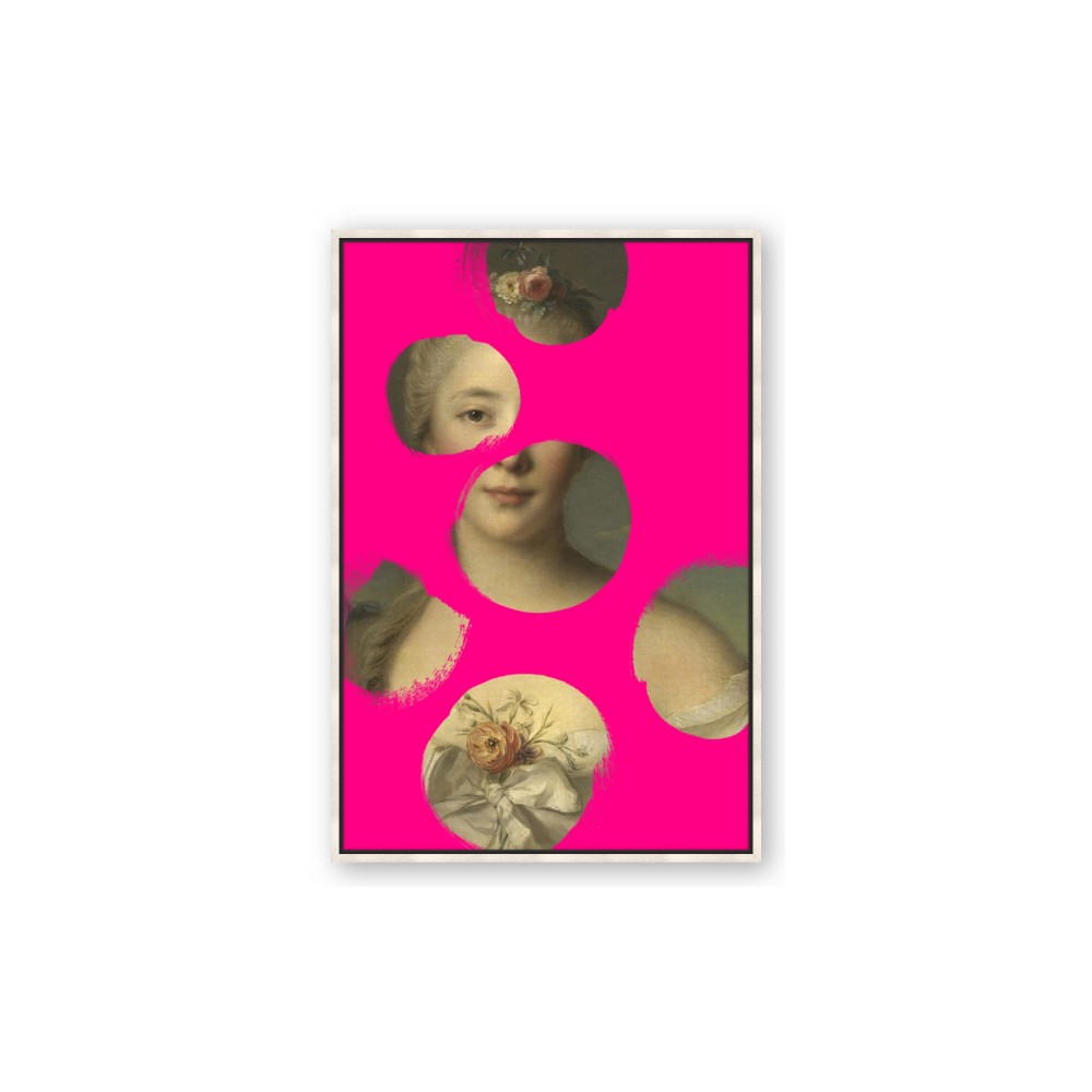Neon Pink Circles