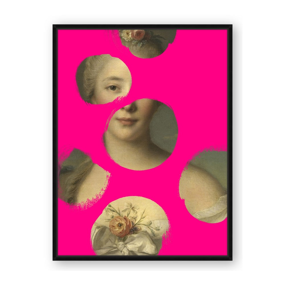 Neon Pink Circles