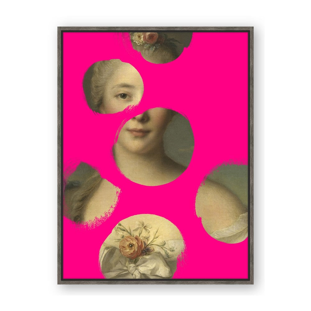 Neon Pink Circles