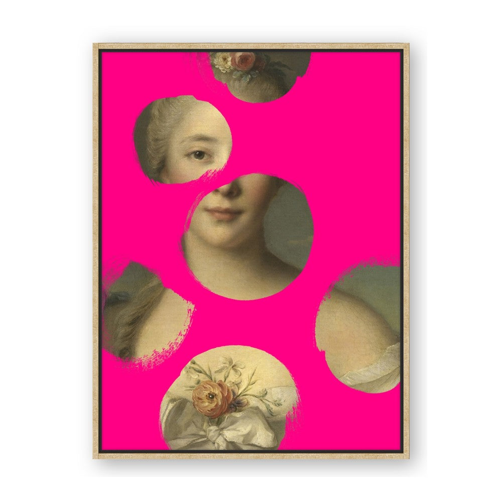 Neon Pink Circles